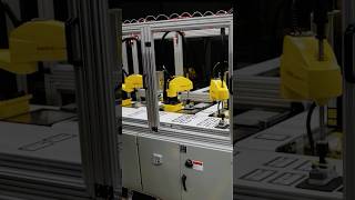 Robotic vision-guided product sortation and inspection system #shorts #automation #robotics #fanuc