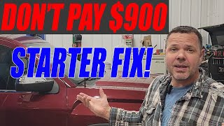 2014 - 2018 GMC Sierra Starter Replacement (DIY, Save $$$!)