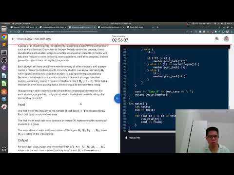Winning Google Kickstart Round E 2022!