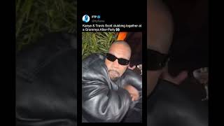 POV: You&#39;re with Ye &amp; Travis Scott at a Grammys after-party 🐐🐐