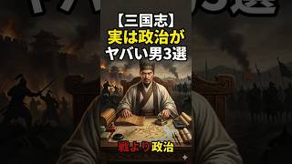 三国志で実は戦より政治が強かった男3選 #三国志 #歴史雑学