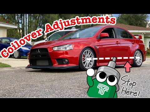 Evo X Coilover Adjustments (TEIN FLEX Z's)