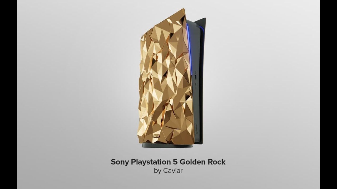 PlayStation 5, Airpods Max, Samsung S21. Caviar golden custom thumnail