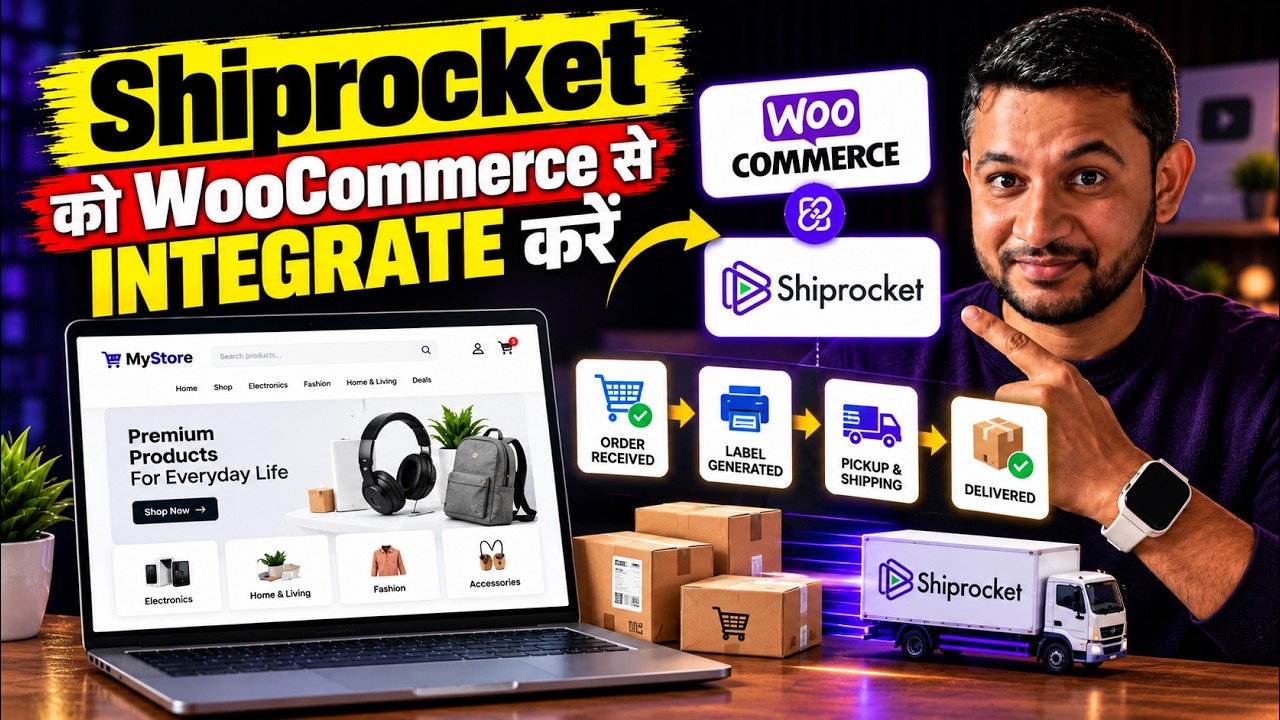 🔥 How to Integrate Shiprocket with WooCommerce | Complete Shipping Setup Tutorial