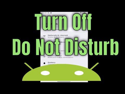How to Turn Off Do Not Disturb Android [2026]