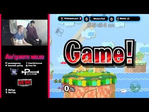 NuclearLunch VS Mamba - WF - Melee Singles Top 8 - Aix'quisite Melee