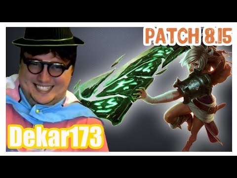 Dekar173 | RIVEN vs WARWICK | RIVEN Jungle | Dekar RIVEN Gameplay | Patch 8.15