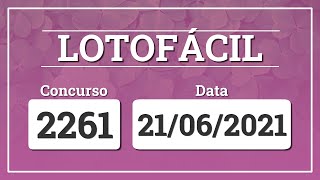Capa de LOTOFÁCIL 2261