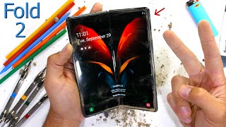 Samsung Galaxy Z Fold2 5G Durability Test - Does 2 STILL Scratch at 2?