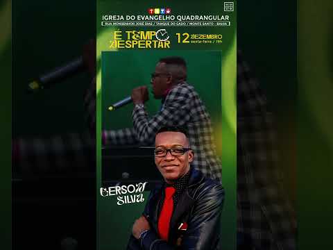 cantor Gerson Silva a cidade de Monte santo Bahia igreja evangélica quadrangular