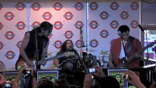 Los Lonely Boys perform &quot;Roadhouse Blues&quot; live at Waterloo Records in Austin,TX