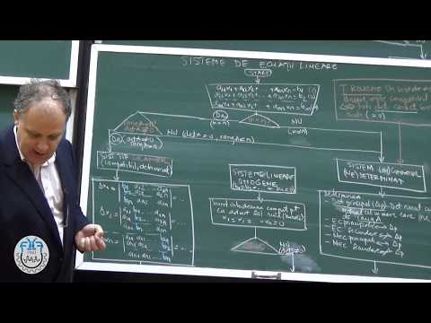 Sedinta de Pregatire la Matematica Sisteme de ecuatii liniare fragment