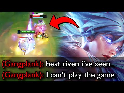 Rank 1 Riven makes enemy top laner go 0/10 in Challenger