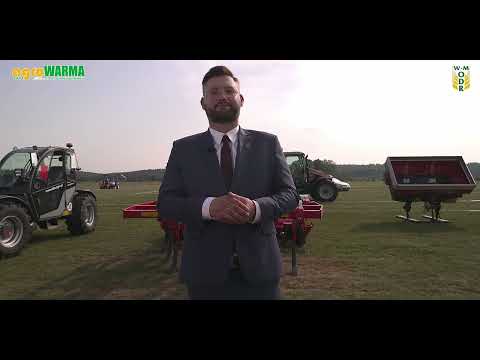 Dyrektor Mateusz Cygan dziękuje obecnym podczas agroWARMA 2024 | XXX Jubileuszowych Jesiennych Targów Rolniczych