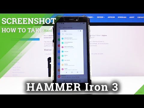 How to Screenshot on myPhone HAMMER Iron 3 –  Save Screen Content