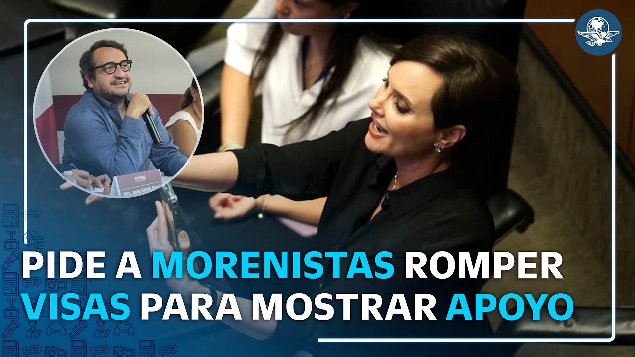 Lilly Téllez reta a morenistas a romper visas para demostrar apoyo a Andy López Beltran
