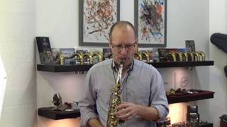 Video thumbnail for Yani AW037 alto sax silver by KB Sax