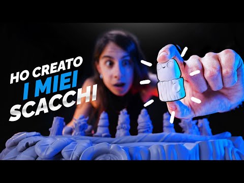 Stampo in 3D la MIA SCACCHIERA 🐸