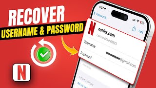 How To Recover Netflix Username and Password on iPhone | Find Out Netflix Username & Password