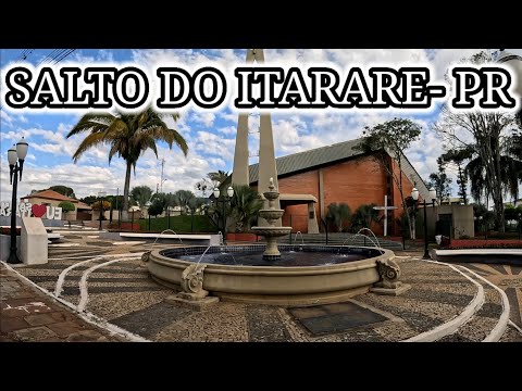 SALTO DO ITARARE PR UMA PASSAGEM NA CIDADE QUE DIVIDE PR DE SP