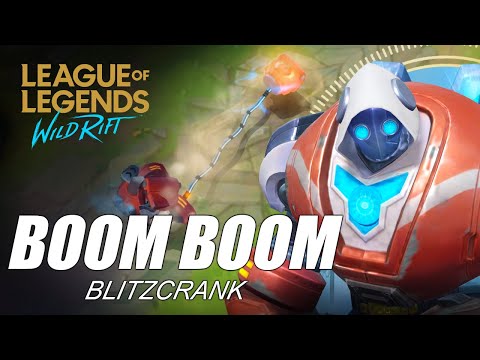 Boom Boom Blitzcrank Skin Spotlight - WILD RIFT