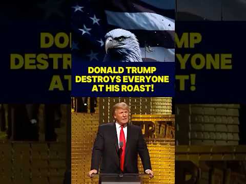 Donald Trump DESTROYS Everyone at His Roast! 🔥 #ytshorts #trump