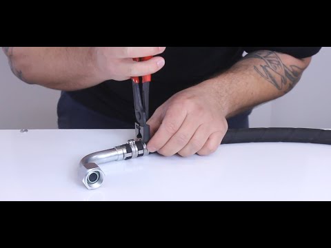 Assembling an EZ Clip A/C Hose