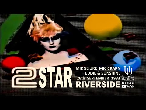 Midge Ure, Mick Karn, Eddie & Sunshine perform 'Star' on BBC2 TV's 'Riverside' 26th September 1983