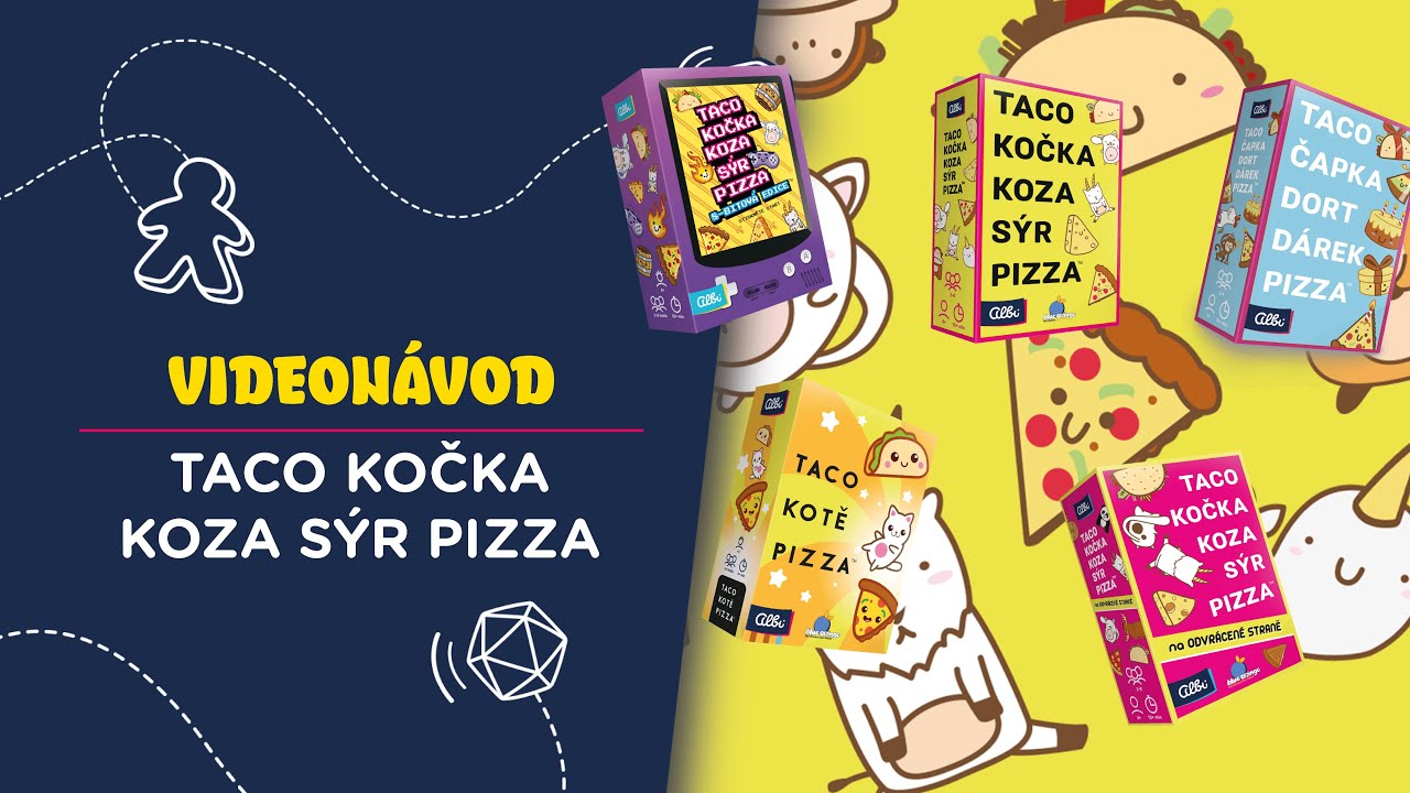 Taco, kočka, koza, sýr, pizza - videonávod SK