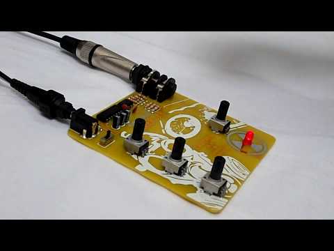 RC Circuit Bent 'Geiger Lab' Drone Sound Generator Filter Noise Synth Device image 5