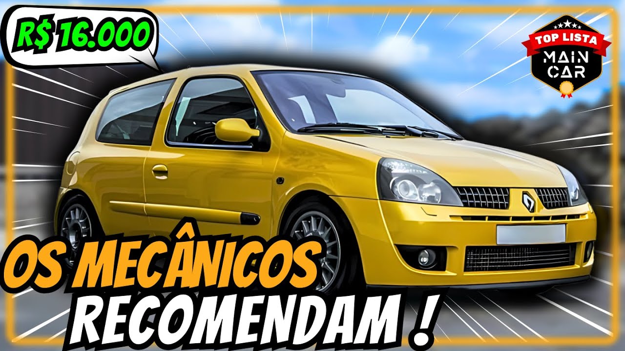 5 Carros MEGA BARATOS que os MECANICOS RECOMENDAM | Economia e Confiabilidade🔥