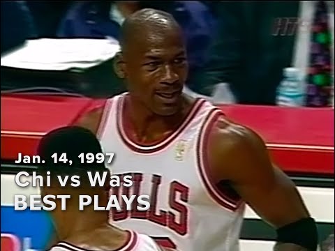 January 14, 1997 Bulls vs Bullets best plays