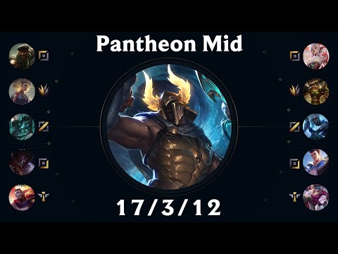 This is how Pantheon counter Meta Akali Mid Korean Challenger Replay Patch 13.21