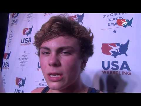 Coltan Williams wins Cadet Greco-Roman Nationals at 120 lbs.