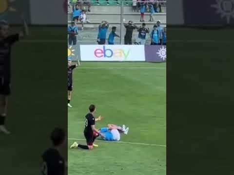 Napoli vs Hatayspor Saba Lobjanidze's reaction to the tackling on Khvicha Kvaratskhelia