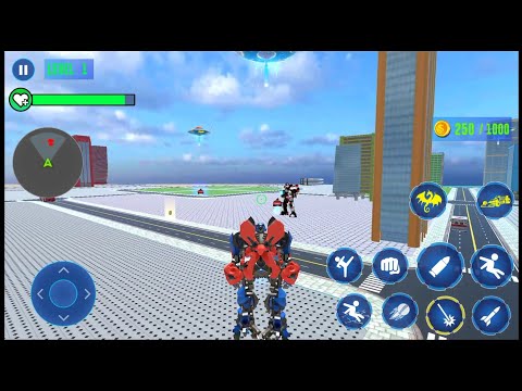 Multi Robot Car Transform Bat - Android Gameplay