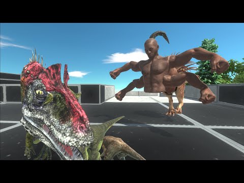 Escape from Mortal Kombat Goro - Escape from monster - Animal Revolt Battle Simulator