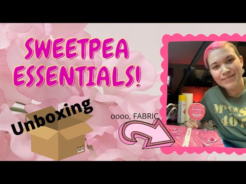 Sweet Pea Embroidery: unboxing thread, fabric and Stitchbuster for machine embroidery