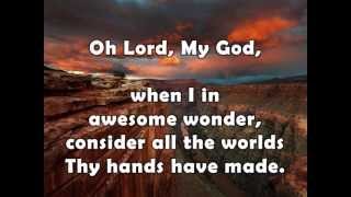 How Great Thou Art w/ lyrics By Alan Jackson