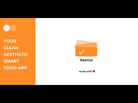 Seerne: Minimal To-Do List
