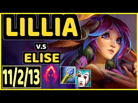 MINERVA (LILLIA) vs ELISE - 11/2/13 KDA JUNGLE GAMEPLAY - BR Ranked GRANDMASTER