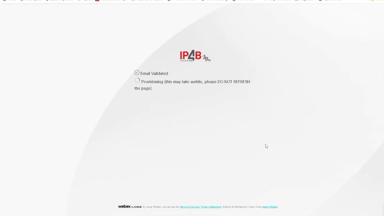 Intégration Webex/Webex Integration