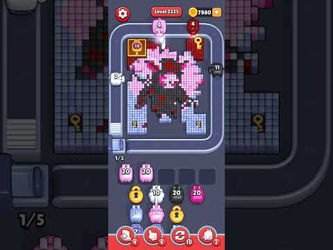 Pixel Flow Level 2225 Walkthrough