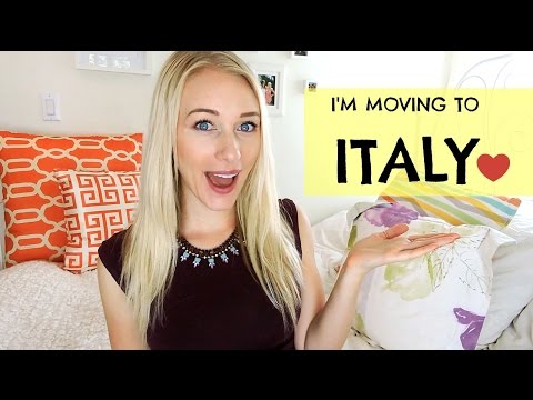 I'M MOVING TO ITALY!