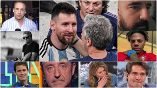 Journalists around the world break down over the passing of Messi's father