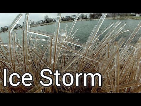 Kentucky Ice Storm 02/11/2021 Ледяной шторм в Кентукки.