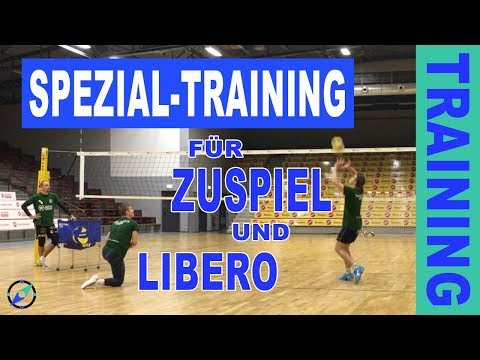 Abwehr- und Zuspieltraining für den Libero und den Zuspieler