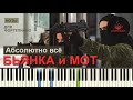 Мот feat. Бьянка - Абсолютно Всё (пример игры на фортепиано) piano ...