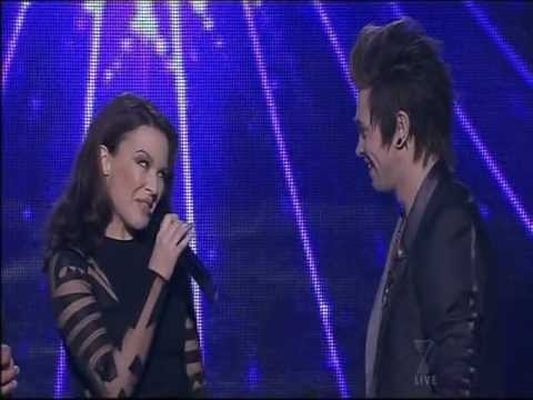 Kylie Minogue & Reece Mastin sing "Kids" on X Factor Australia 2011 Grand Final