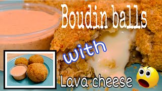 HOW TO MAKE CAJUN BOUDIN BALLS WITH CHEESE || AIR FRYER